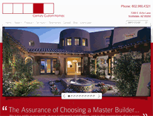 Tablet Screenshot of centuryhomesaz.com